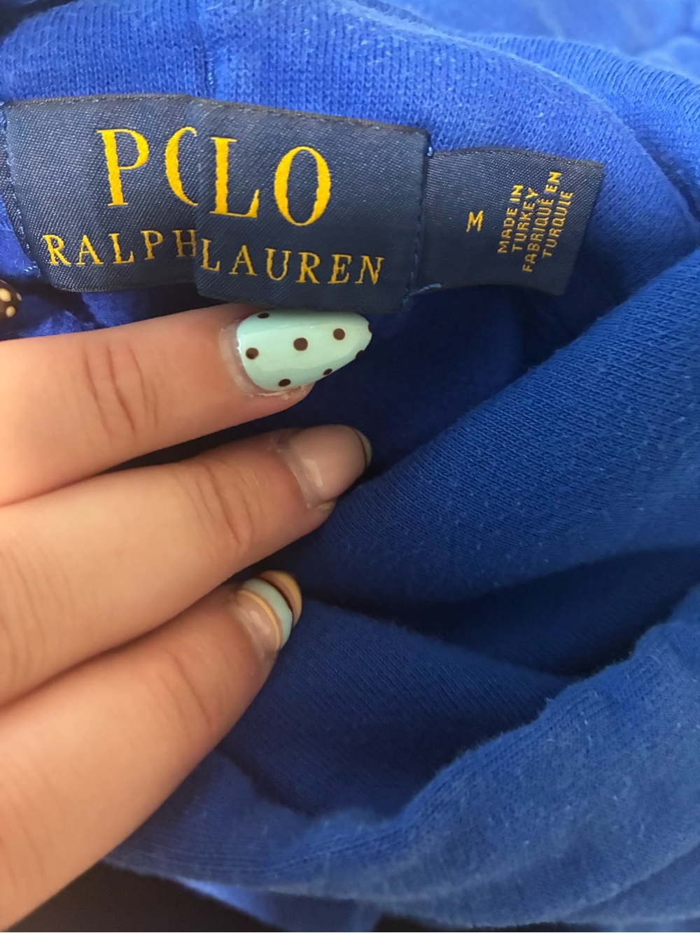 Polo Ralph Lauren bear fleece hoodie in sapphire star blue 💙🐻
Size men’s medium - Picture 3 of 3